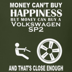 Money Cant Buy A Volkswagen SP2 Funny Dark Shirt
