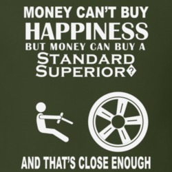 Money Cant Buy A Volkswagen Standard Superior? Funny Dark Shirt