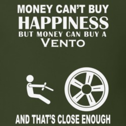 Money Cant Buy A Volkswagen Vento Funny Dark Shirt