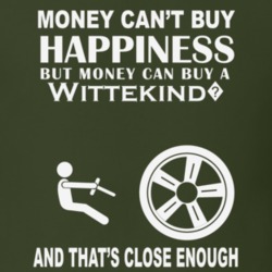 Money Cant Buy A Volkswagen Wittekind? Funny Dark Shirt