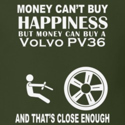 Money Cant Buy A Volvo PV36 Funny Dark Shirt