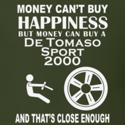 Money Cant Buy A De Tomaso Sport 2000 Funny Dark Shirt