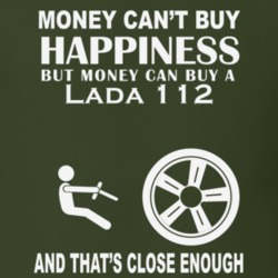 Money Cant Buy A Lada 112 Funny Dark Shirt
