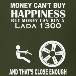 Money Cant Buy A Lada 1300 Funny Dark Shirt