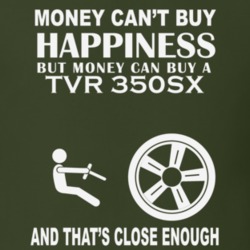 Money Cant Buy A TVR 350SX Funny Dark Shirt