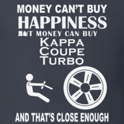 Money Cant Buy An Abarth Kappa Coupe Turbo Funny Dark Shirt