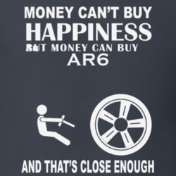 Money Cant Buy An Alfa Romeo AR6 Funny Dark Shirt