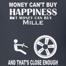 Money Cant Buy An Alfa Romeo Mille Funny Dark Shirt
