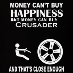 Money Cant Buy An Elfin Crusader Funny Dark Shirt
