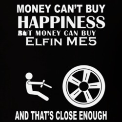 Money Cant Buy An Elfin ME5 Funny Dark Shirt