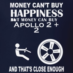 Money Cant Buy An Intermeccanica Apollo 2 + 2 Funny Dark Shirt