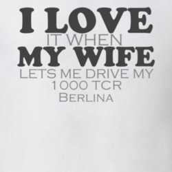 I Love My Wife Abarth 1000 TCR Berlina Funny Faded Look Shirt