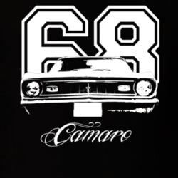 1968 Chevrolet Camaro Grill View Year Model Dark Shirt