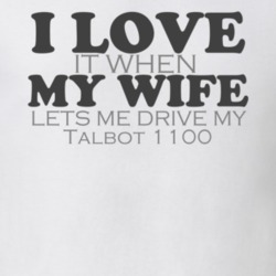 I Love My Wife Talbot 1100 Funny Faded Look Shirt