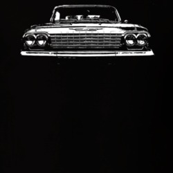 1962 Chevrolet Impala Grill View Dark Shirt