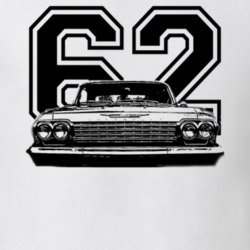 1962 Chevrolet Impala Grill View Year Light Shirt