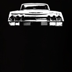1962 Chevrolet Impala Rear View Dark Shirt