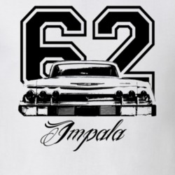 1962 Chevrolet Impala Rear View Year Model Light Shirt