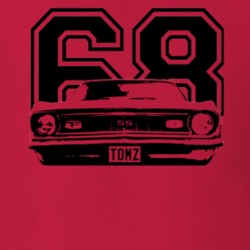 1968 Chevrolet Camaro SS Grill View Year Custom Tomz Black Graphic T S