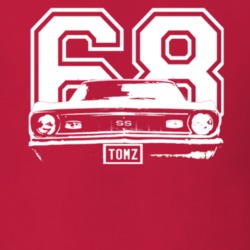 1968 Chevrolet Camaro SS Grill View Year Custom Tomz White Graphic T S