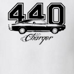 1970 Dodge Charger Side View Engine Size Model Light Shirt