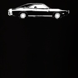 1970 Dodge Charger Side View Dark Shirt