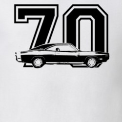 1970 Dodge Charger Side View Year Light Shirt