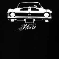 1970 Chevy Nova Grill View Model Dark Shirt