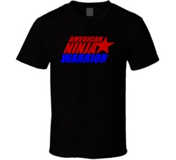 American Ninja Warrior Logo Distressed T Shirt