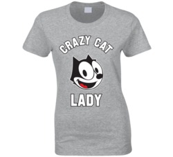 Crazy Cat Lady T Shirt