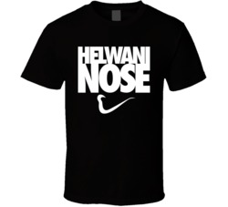 Ariel Helwani Nose MMA Black T Shirt