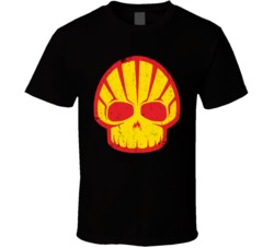 Angry Shell Logo Distressed T Shirt