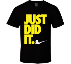 Just Did It Black T Shirt