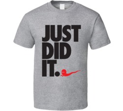 Just Did It Grey T Shirt