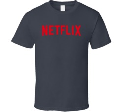 Netflix Logo Worn Look T Shirt