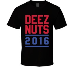 Deez Nuts 2016 President Election Black T Shirt