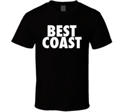 Best Coast East West Whatever T Shirt