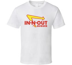 In N Out Burger Worn Look Logo T Shirt