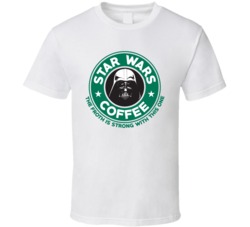 Darth Vader Star Wars Coffee The Froth Is Strong With This One T Shirt