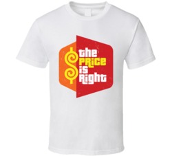 The Price Is Right TV Game Show Logo Worn Look T Shirt