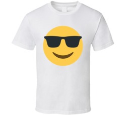 Cool Sunglasses Emoji Beach Spring Break T Shirt