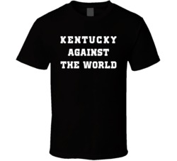Kentucky Against The World Varisty Black T Shirt