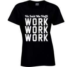 Rihanna Work Song Lyrics Worn Look T Shirt