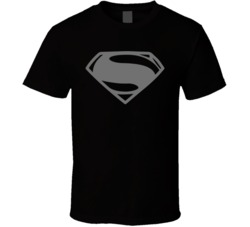 Superman Simple Shield Logo Superhero Comic Book T Shirt