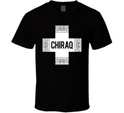 Chiraq Bandana Cross Chi Raq Chicago Black T Shirt