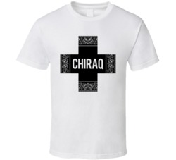 Chiraq Bandana Cross Chi Raq Chicago White T Shirt