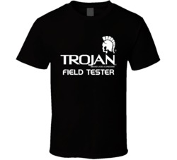Trojan Condoms Field Tester Funny T Shirt