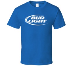 Bud Light Beer Logo T Shirt