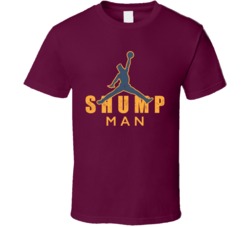 Shumpman Wine Worn Look T Shirt