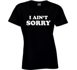 I Ain't Sorry Bey Fan Lemonade Black T Shirt